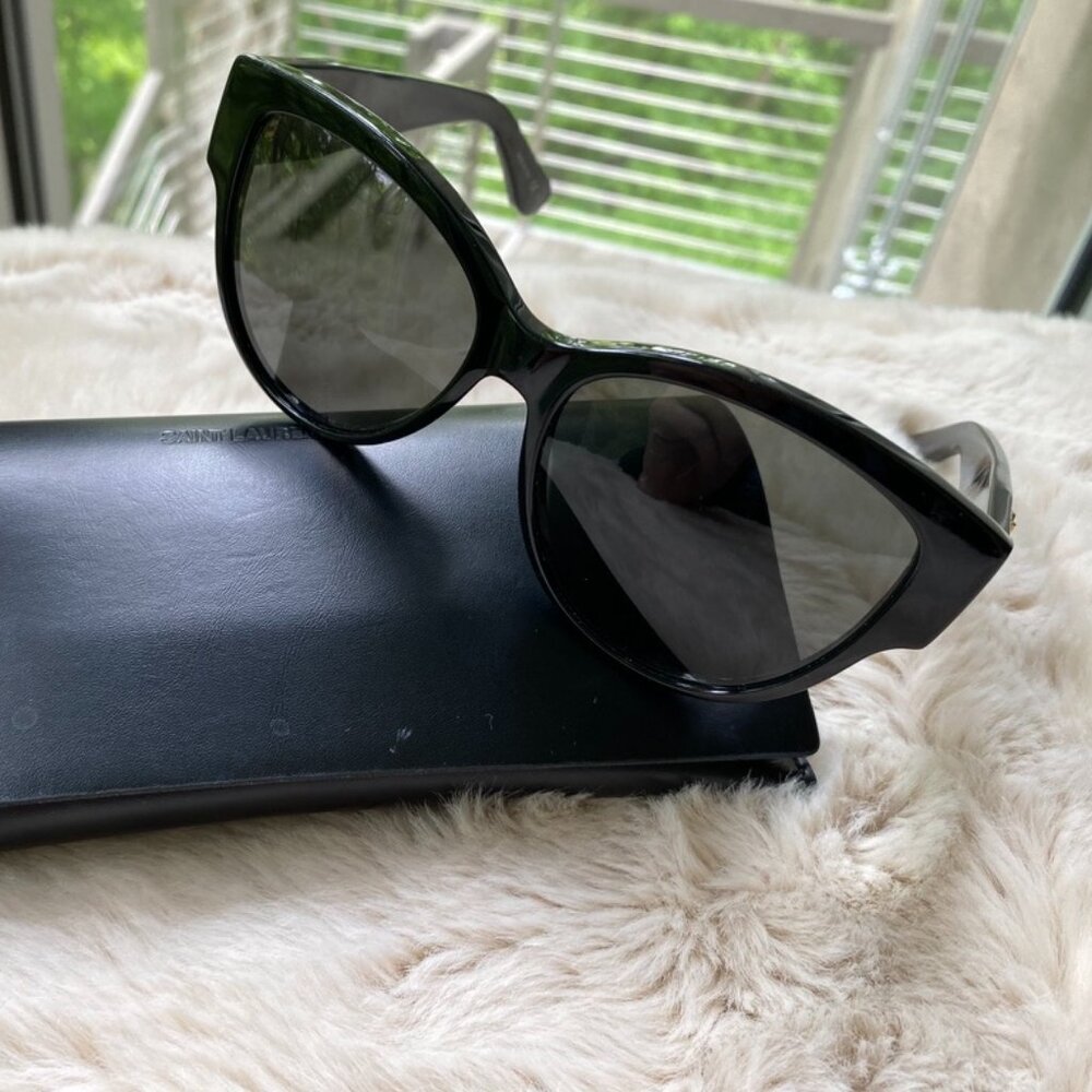 SAINT LAURENT SL M3 Sunglasses in Black